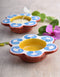 Blue Pottery T-Holder Set Of 2 Pcs.